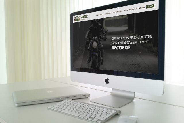 Criação de site institucional responsivo SODE (Recife)